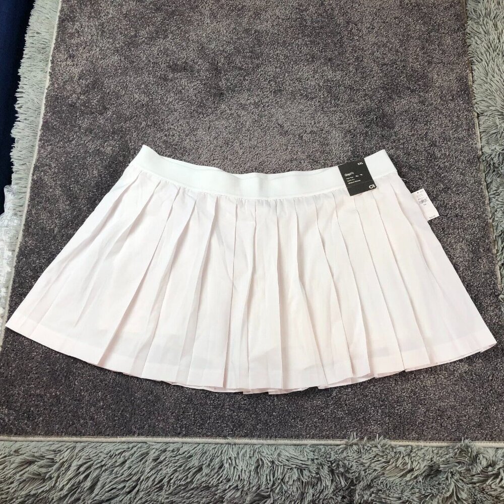 Gap Fit High Rise Skort Womens Size XXL White NWT ~ Quick Dry Tennis Pickleball